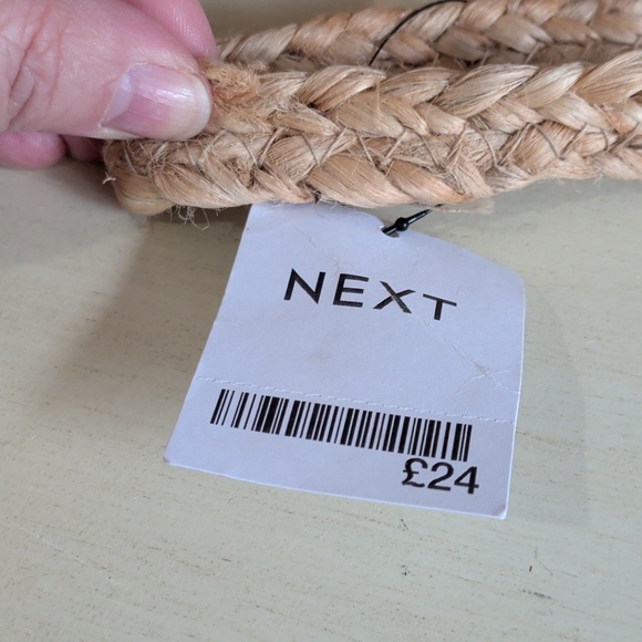 NWT Next Raffia Straw Shoulder Bag - Picture 4 of 11